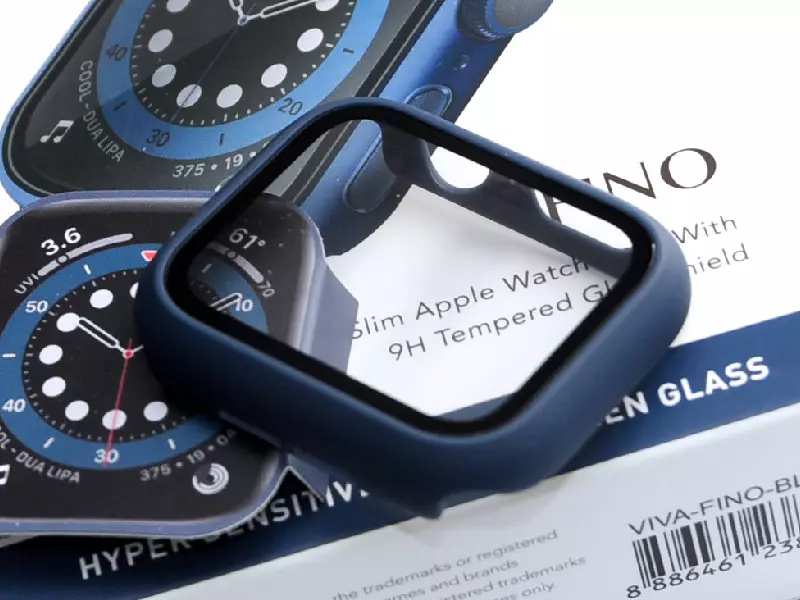 قاب و گلس اپل واچ  44 میلی‌متری سری 4، 5 و 6 ویوا مادرید VIVA MEDIA MADRID FINO SCREEN CASE FOR APPLE WATCH