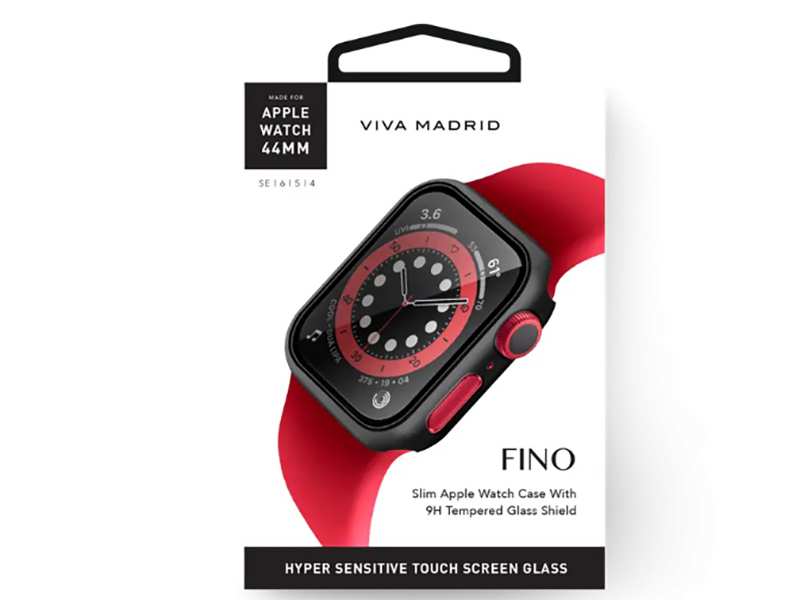 قاب و گلس اپل واچ  44 میلی‌متری سری 4، 5 و 6 ویوا مادرید VIVA MEDIA MADRID FINO SCREEN CASE FOR APPLE WATCH