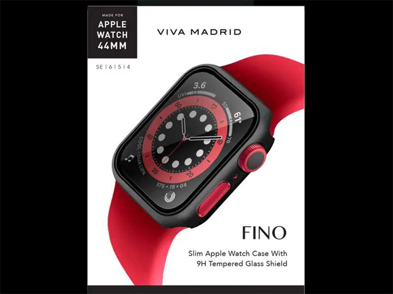 قاب و گلس اپل واچ  44 میلی‌متری سری 4، 5 و 6 ویوا مادرید VIVA MEDIA MADRID FINO SCREEN CASE FOR APPLE WATCH