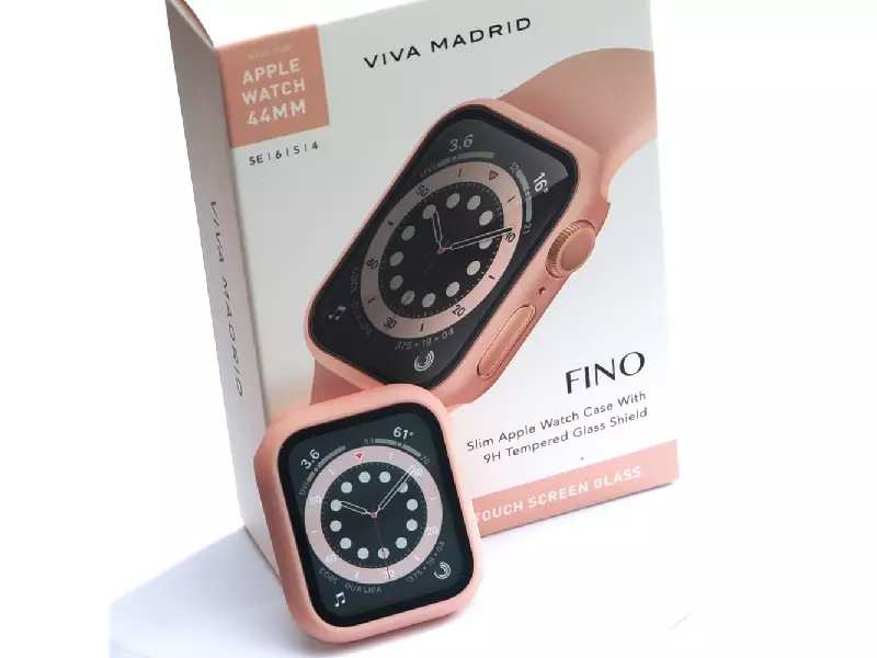 قاب و گلس اپل واچ  44 میلی‌متری سری 4، 5 و 6 ویوا مادرید VIVA MEDIA MADRID FINO SCREEN CASE FOR APPLE WATCH