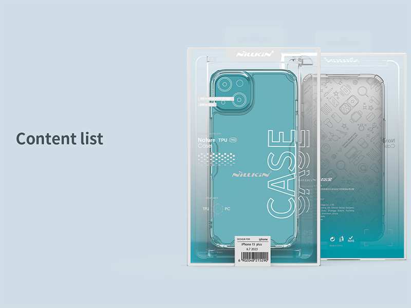 قاب محافظ ژله ای آیفون 15 نیلکین Nillkin Nature TPU Pro Series case for Apple iPhone 15