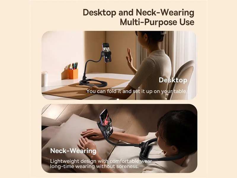 هولدر موبایل گردنی بیسوس Baseus ComfortJoy Series Neck Phone Holder BS-HP007