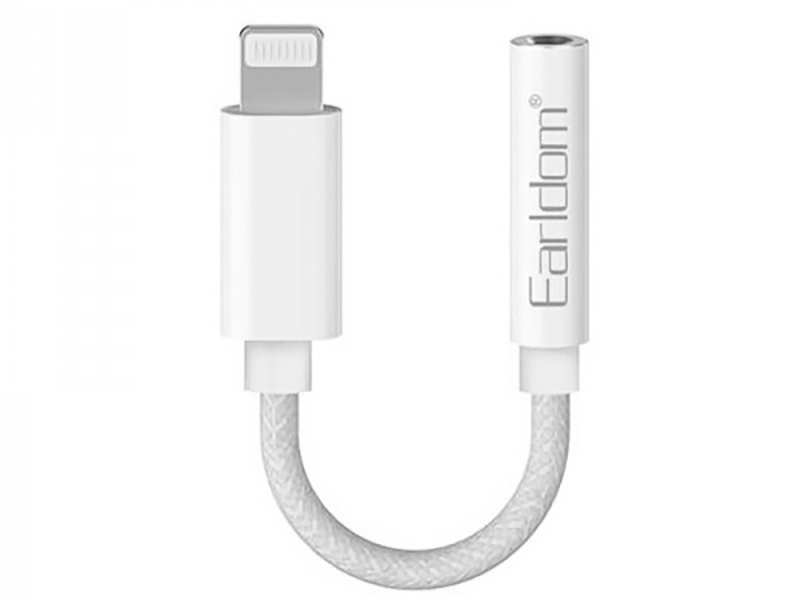 کابل تبدیل لایتنینگ به جک 3.5 میلی متری ارلدام Earldom ET-OT68 Lightning cable to 3.5 mm AUX