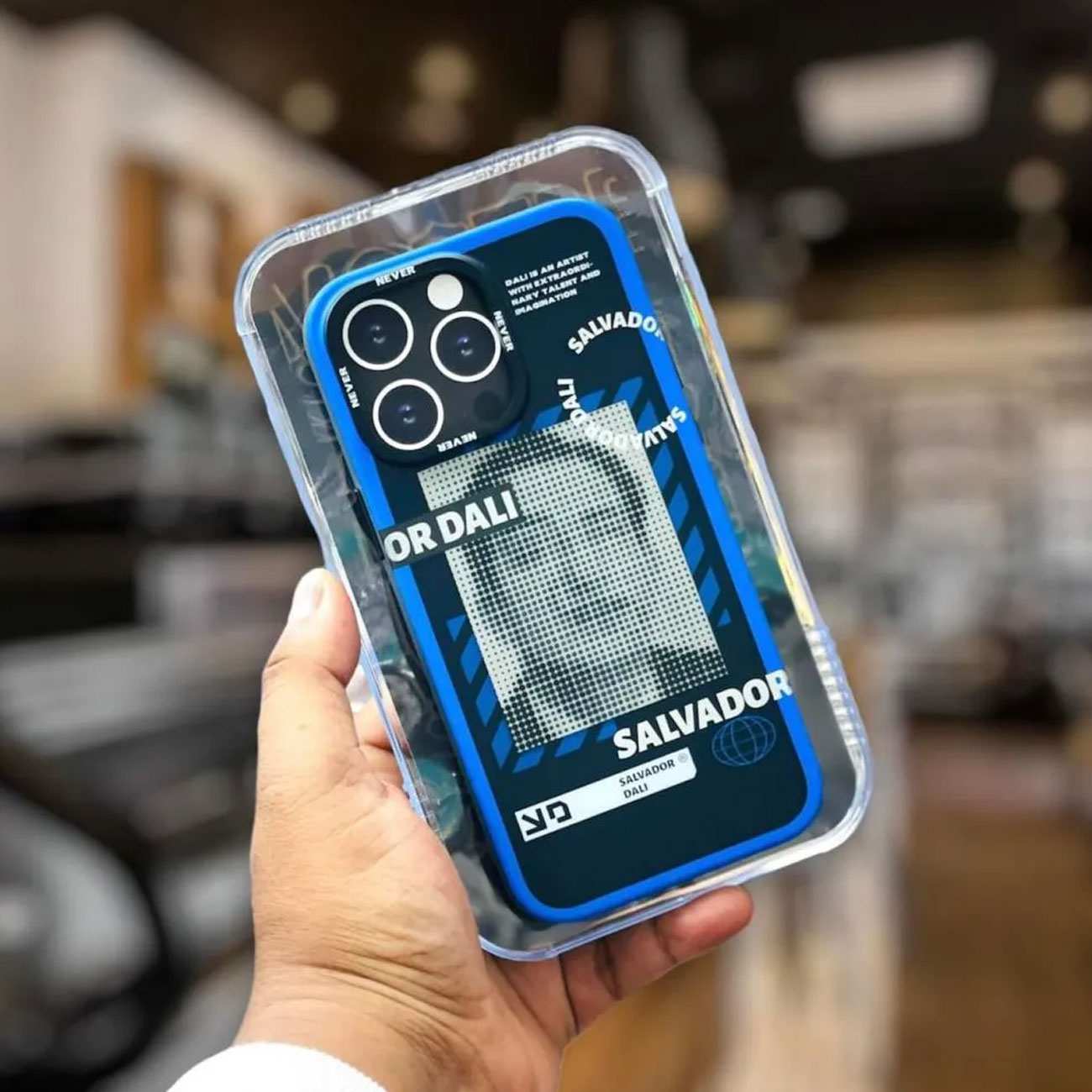 قاب محافظ آیفون 13 پرو مکس جی مکس طرح سالوادور Salvador Dali