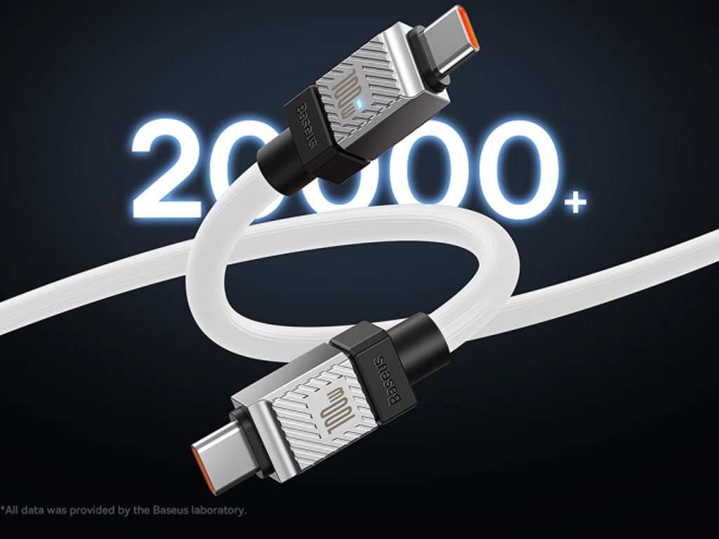 کابل سوپر فست شارژ تایپ سی به تایپ سی 100 وات یک متری بیسوس Baseus CoolPlay Series Fast Charging Cable Type-C - Type-C