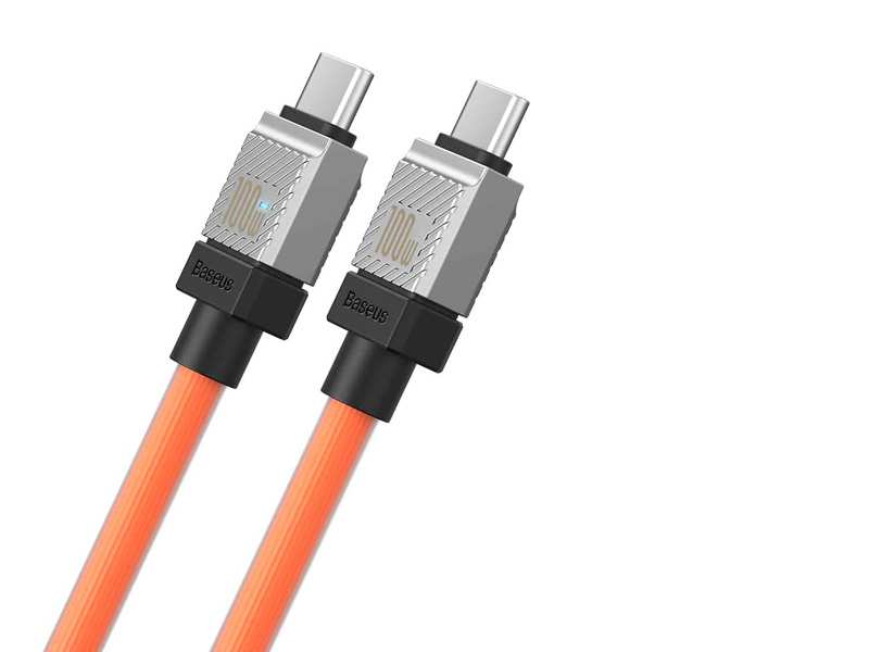 کابل سوپر فست شارژ تایپ سی به تایپ سی 100 وات یک متری بیسوس Baseus CoolPlay Series Fast Charging Cable Type-C - Type-C