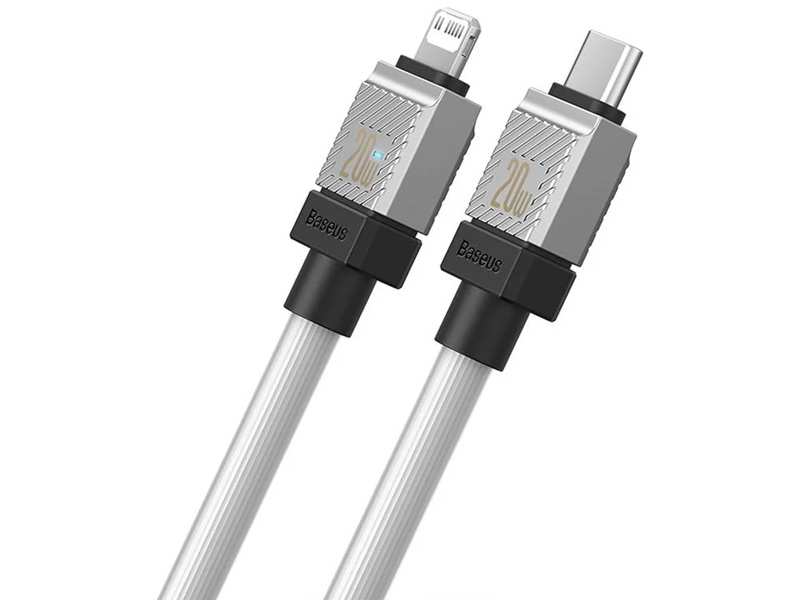 کابل شارژ سریع تایپ سی به لایتنینگ 20 وات یک متری بیسوس Baseus USB-C to Lightning Coolplay Series CAKW000002