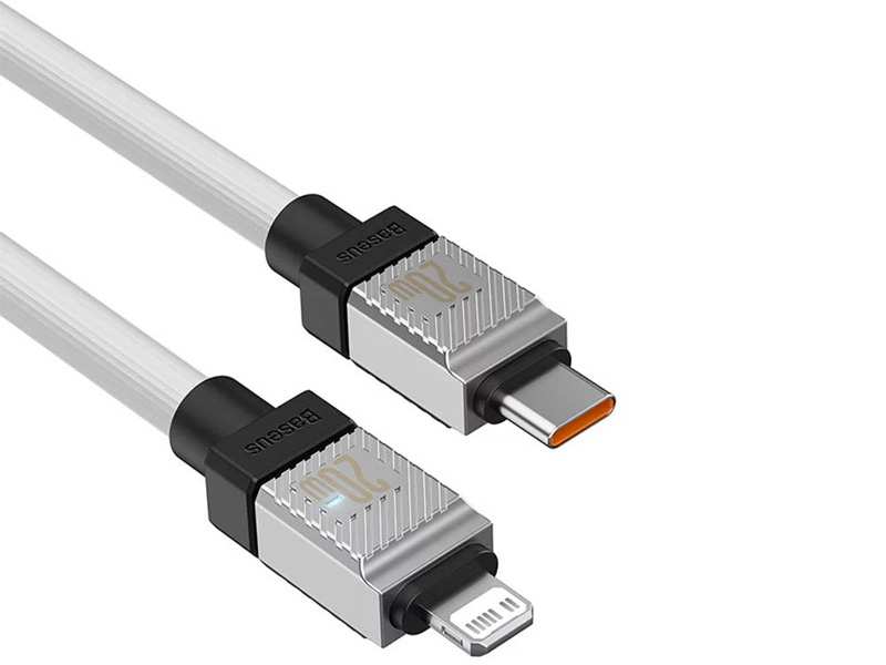 کابل شارژ سریع تایپ سی به لایتنینگ 20 وات یک متری بیسوس Baseus USB-C to Lightning Coolplay Series CAKW000002