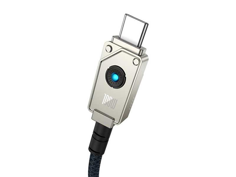 کابل سوپر فست شارژ تایپ سی به تایپ سی 100 وات 1 متری بیسوس Baseus Type C Aramid Fiber Braiding Fast Charging Cable