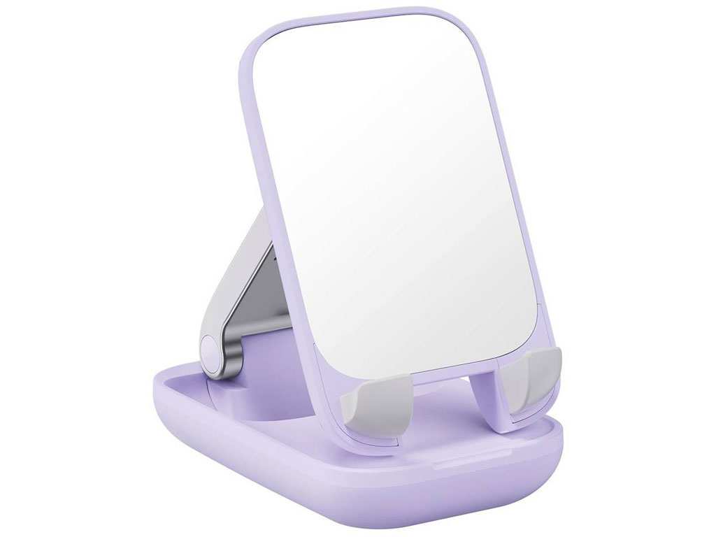 هولدر موبایل تاشو و آینه رومیزی بیسوس  Baseus Folding Phone Stand with mirror B10551501411