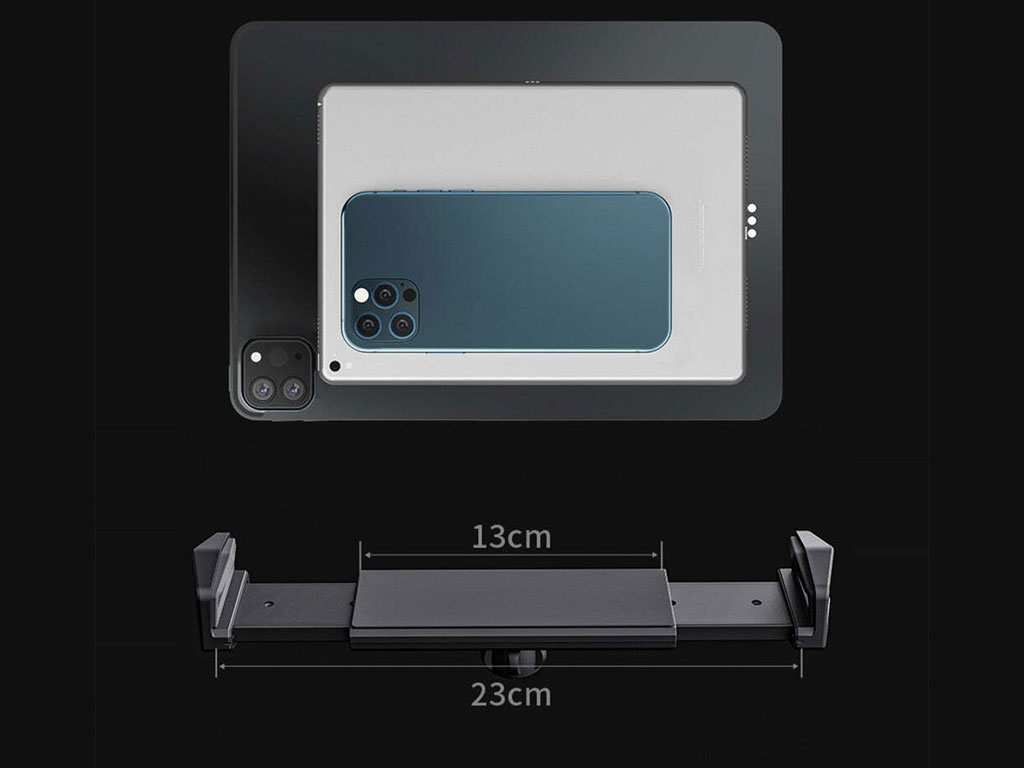 هولدر گوشی موبایل و تبلت گیرهای بازوبلند قابل اتصال به میز و تخت Desk Long Arm Lazy Clip Bracket Adjustable Bed Tablet Phone Holder P76