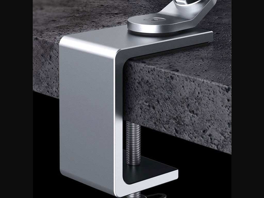 هولدر گوشی موبایل و تبلت گیرهای بازوبلند قابل اتصال به میز و تخت Desk Long Arm Lazy Clip Bracket Adjustable Bed Tablet Phone Holder P76