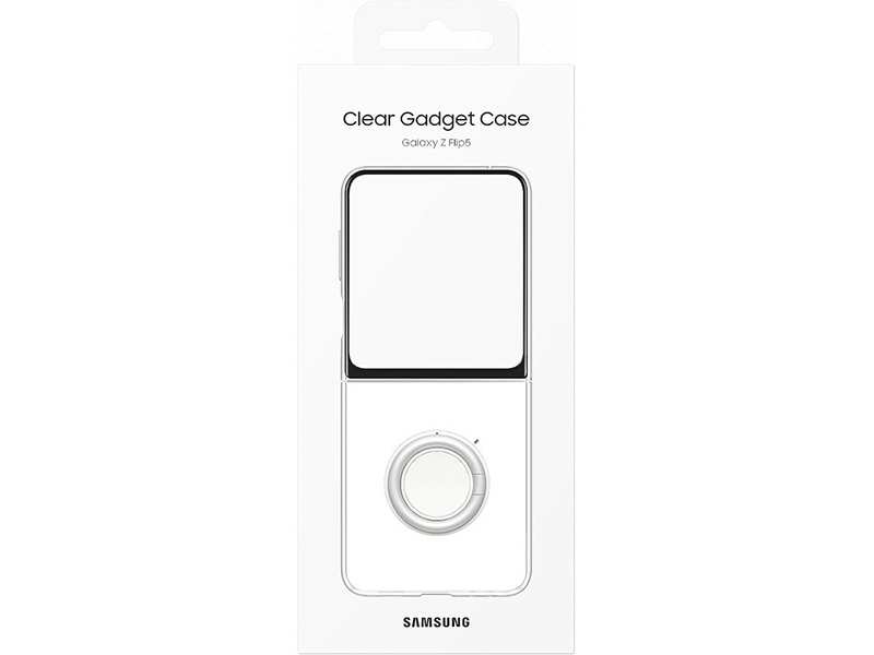 قاب شفاف اصلی زد فلیپ 5 سامسونگ Samsung EF-XF731 Galaxy Z Flip5 Clear Gadget Case Cover