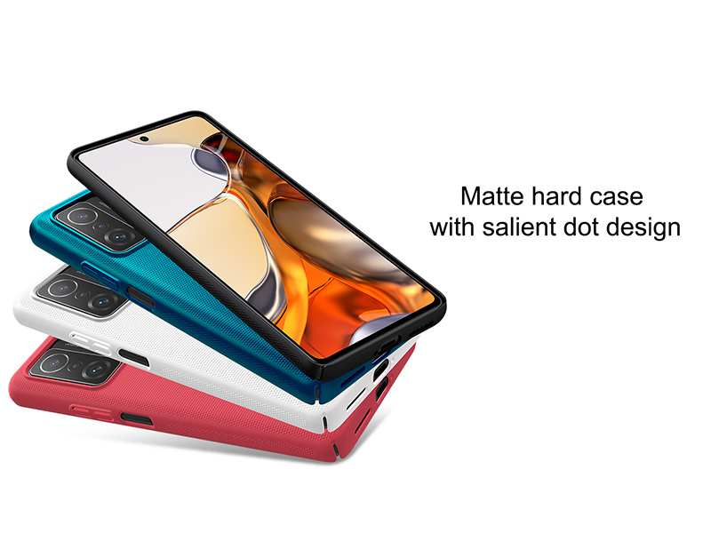 قاب محافظ شیائومی 11 تی و شیائومی 11 تی پرو نیلکین Nillkin Xiaomi 11T/11T Pro Super Frosted Shield case