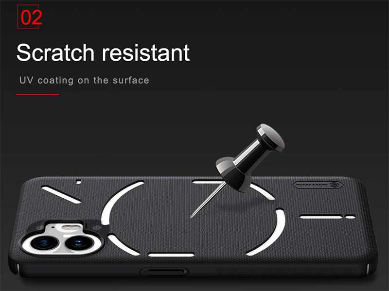 قاب محافظ ناتینگ فون 2 نیلکین Nillkin Nothing Phone 2 Super Frosted Shield