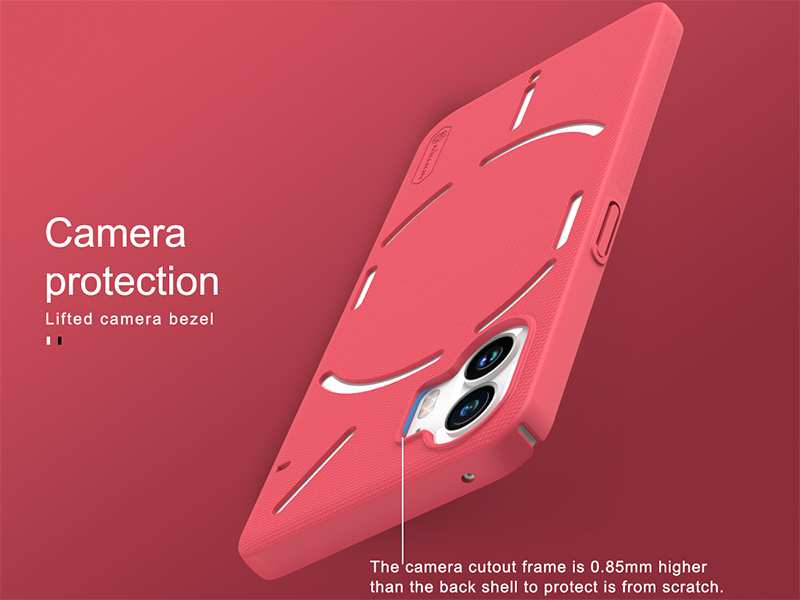 قاب محافظ ناتینگ فون 2 نیلکین Nillkin Nothing Phone 2 Super Frosted Shield