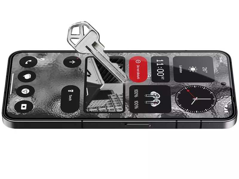 گلس ناتینگ فون 2 نیلکین Nillkin Nothing Phone 2 CP+Pro tempered glass