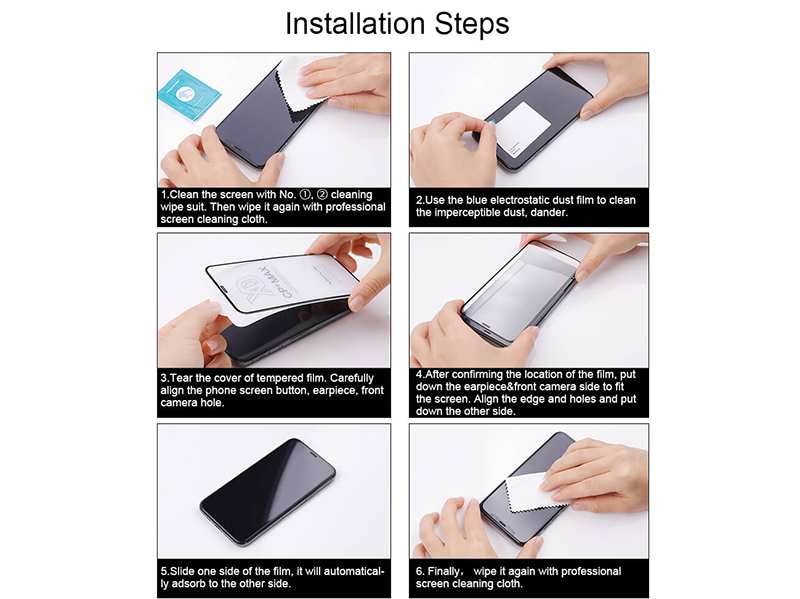 گلس ناتینگ فون 2 نیلکین Nillkin Nothing Phone 2 CP+Pro tempered glass