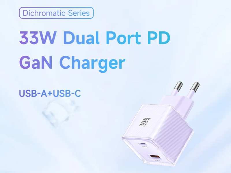 شارژر دیواری تایپ سی و یو اس بی 33 وات مک دودو Mcdodo GaN PD Fast Charging CH-415