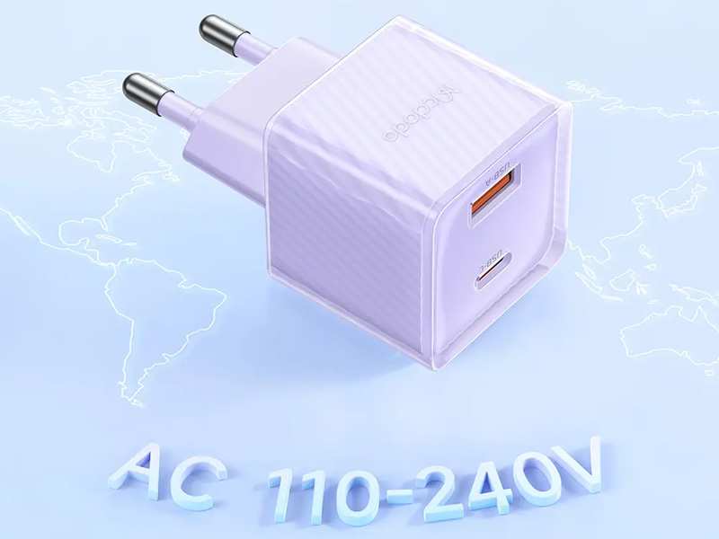 شارژر دیواری تایپ سی و یو اس بی 33 وات مک دودو Mcdodo GaN PD Fast Charging CH-415