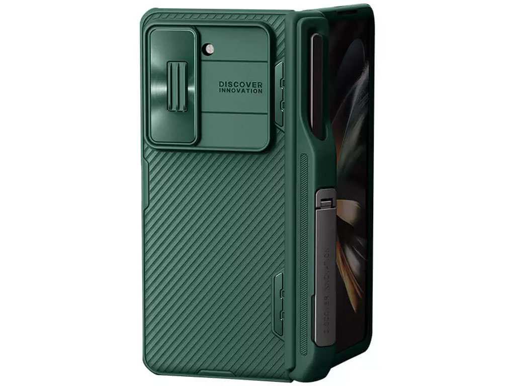 قاب محافظ زد فولد 5 سامسونگ نیلکین Nillkin Samsung Galaxy Z Fold5 CamShield Fold Case Pen holder version