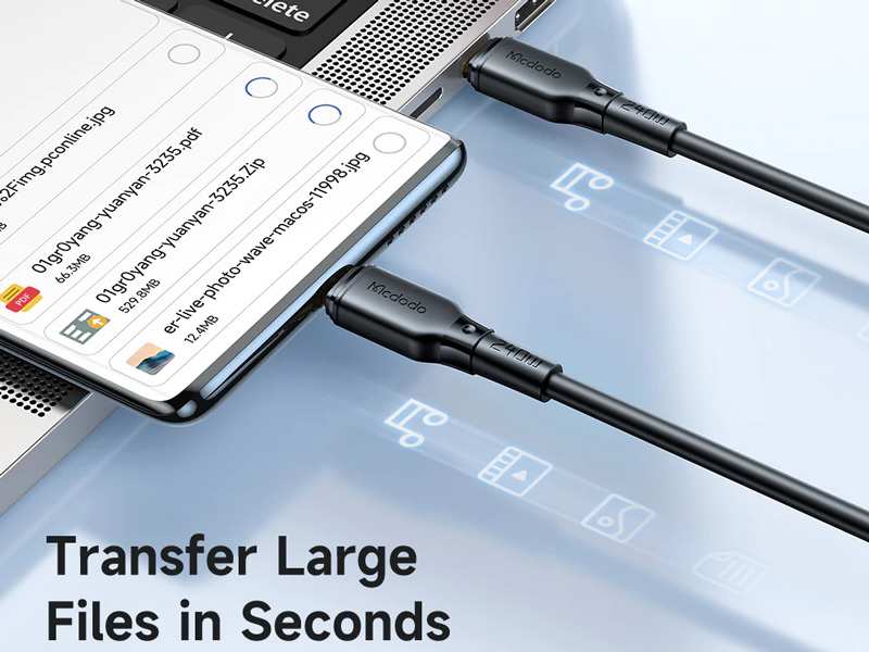 کابل شارژ فوق سریع تایپ سی به تایپ سی 240 واتی 1.2 متری مک دودو MCDODO CA-3310 Fast Charge