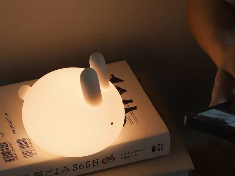 چراغ خواب فانتزی رومیزی قابل شارژ OSC BUNNY NIGHT LAMP H-L-26