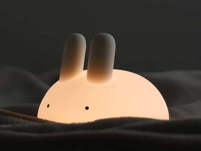 چراغ خواب فانتزی رومیزی قابل شارژ OSC BUNNY NIGHT LAMP H-L-26