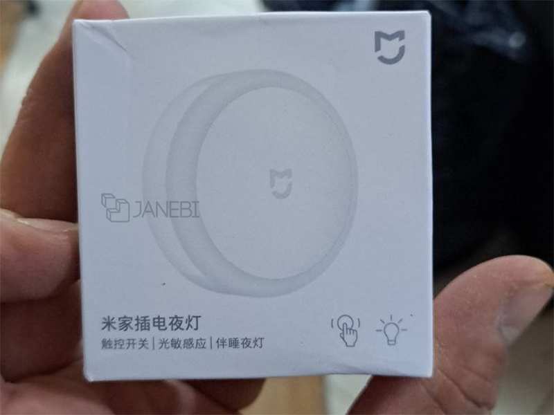 چراغ خواب دیواری لمسی هوشمند شیائومی دارای سنسور تشخیص نور Xiaomi Mijia Plug-in Wall Mini LED Night Light MJYD04YL