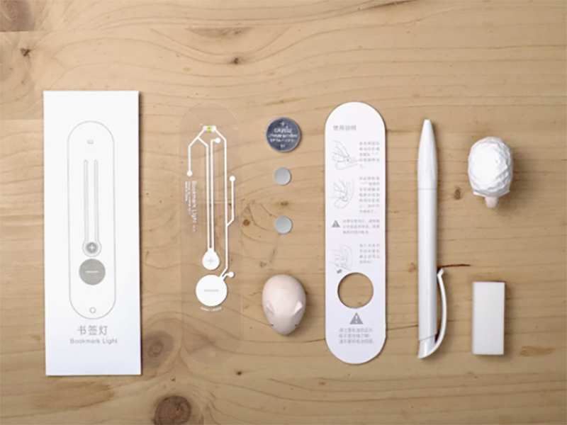 نشانک و چراغ مطالعه جیبی Book Light Ultra Bright Bookmark Night Lamp LED Book Reading Light