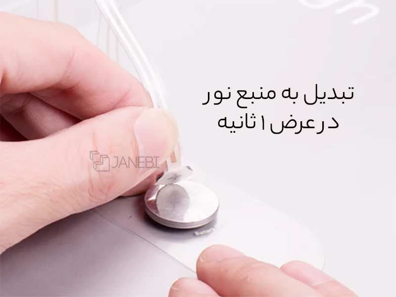 نشانک و چراغ مطالعه جیبی Book Light Ultra Bright Bookmark Night Lamp LED Book Reading Light