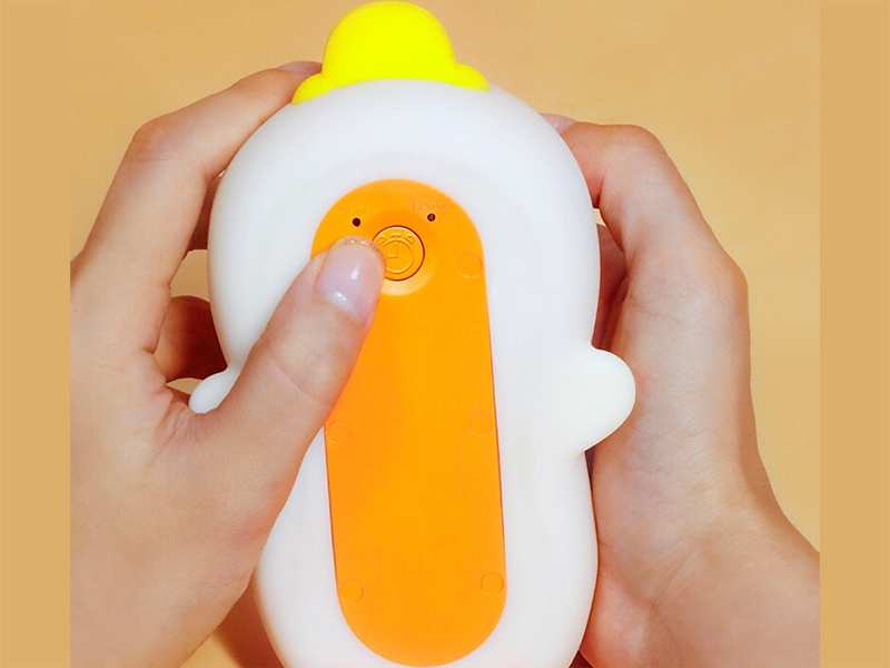 چراغ خواب فانتزی رومیز شارژی سیلیکونی Duck LED Night Lamp Silicone USB Rechargeable Sleeping light ZD-31