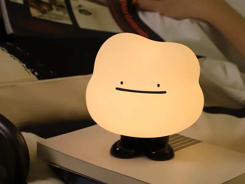 چراغ خواب کارتونی طرح ابر night light silicone cloud USB rechargeable table lamp HL-24