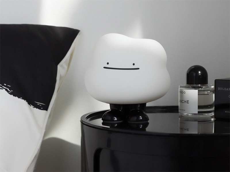 چراغ خواب کارتونی طرح ابر night light silicone cloud USB rechargeable table lamp HL-24