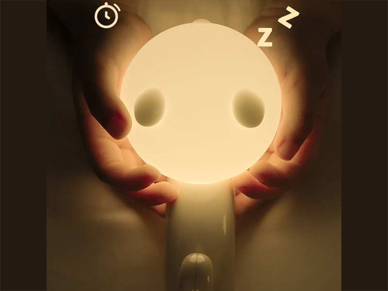 چراغ خواب فانتزی طرح گربه Meow Night Light Rechargeable Atmosphere Table Lamp QV-08