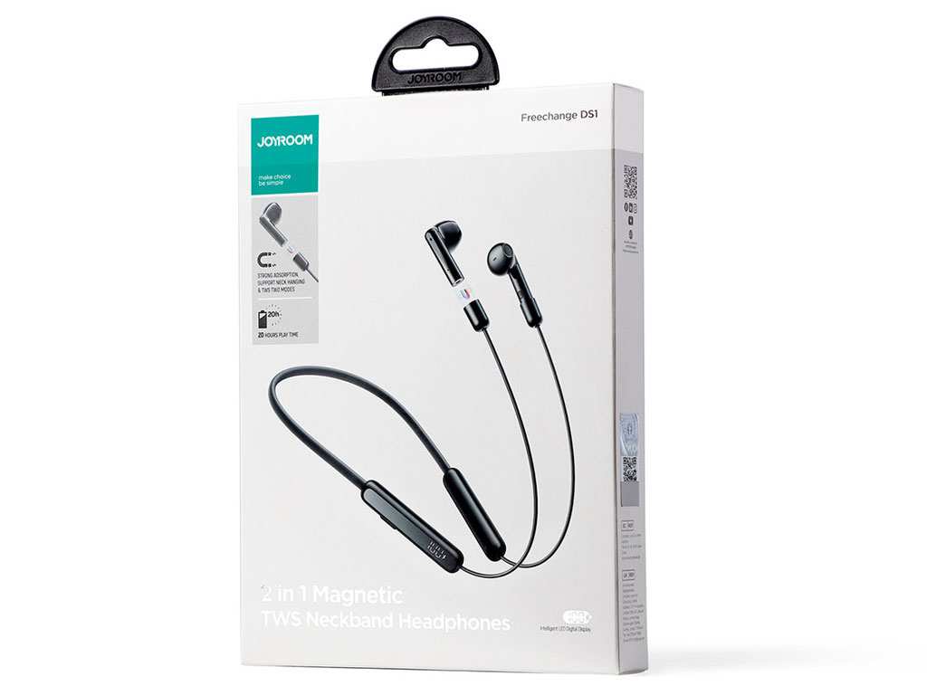 هندزفری بلوتوثی گردنی 5.3 جویروم JOYROOM JR-DS1 True Wireless Magnetic Neckband Headphones