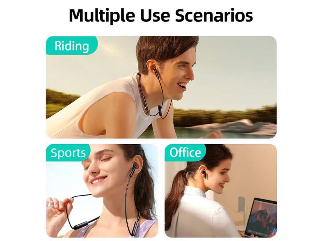 هندزفری بلوتوثی گردنی 5.3 جویروم JOYROOM JR-DS1 True Wireless Magnetic Neckband Headphones