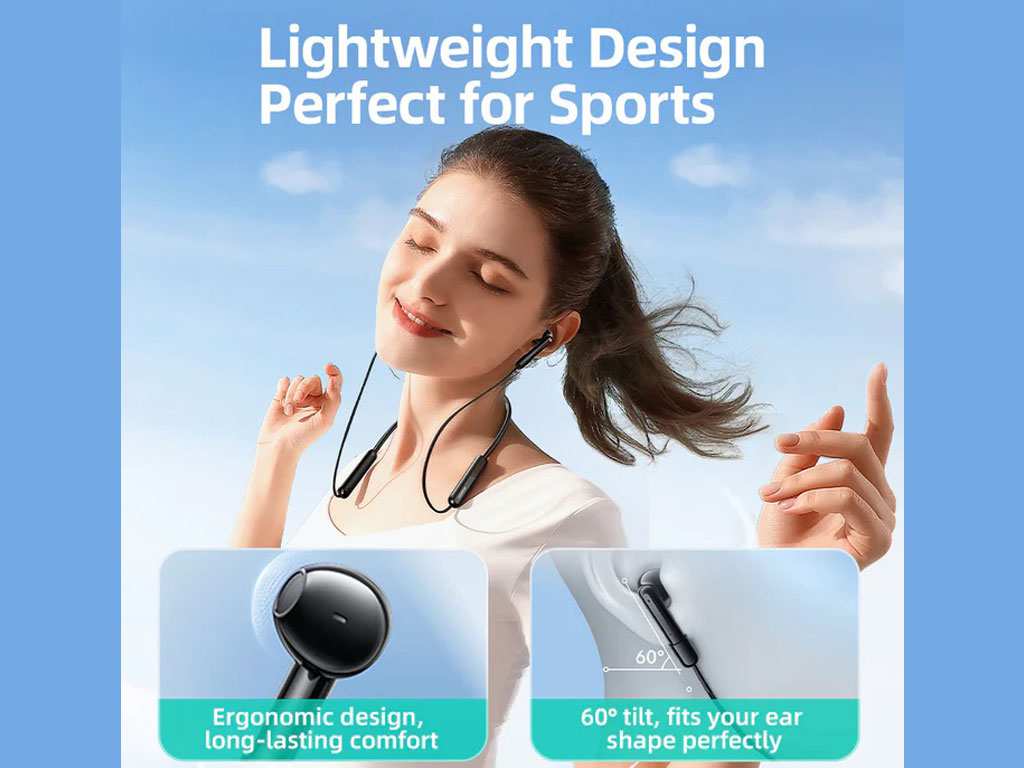 هندزفری بلوتوثی گردنی 5.3 جویروم JOYROOM JR-DS1 True Wireless Magnetic Neckband Headphones