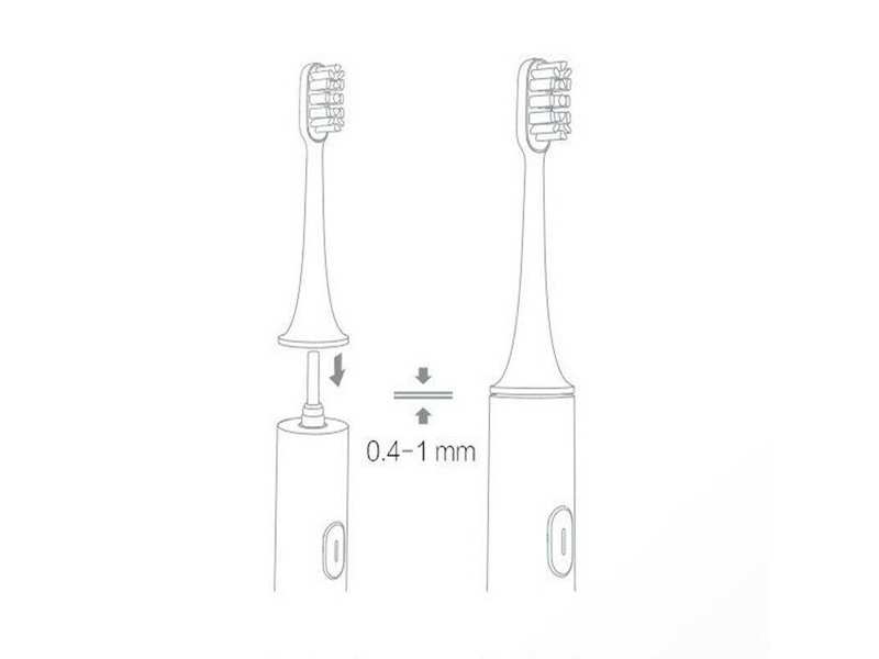 سر مسواک برقی کد T300 و T500  شیائومی Xiaomi MBS301 Electric toothbrush head for T300 / T500