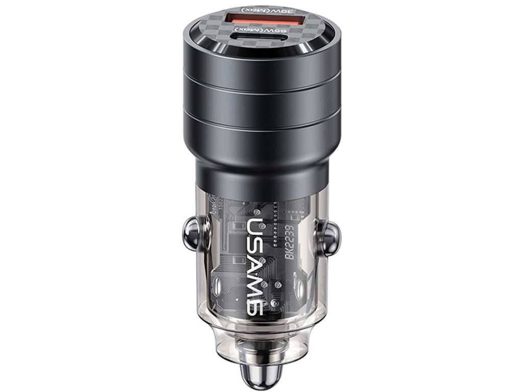 شارژر فندکی فست شارژ ماشین تایپ سی 95 وات یوسامز US-CC176 C36