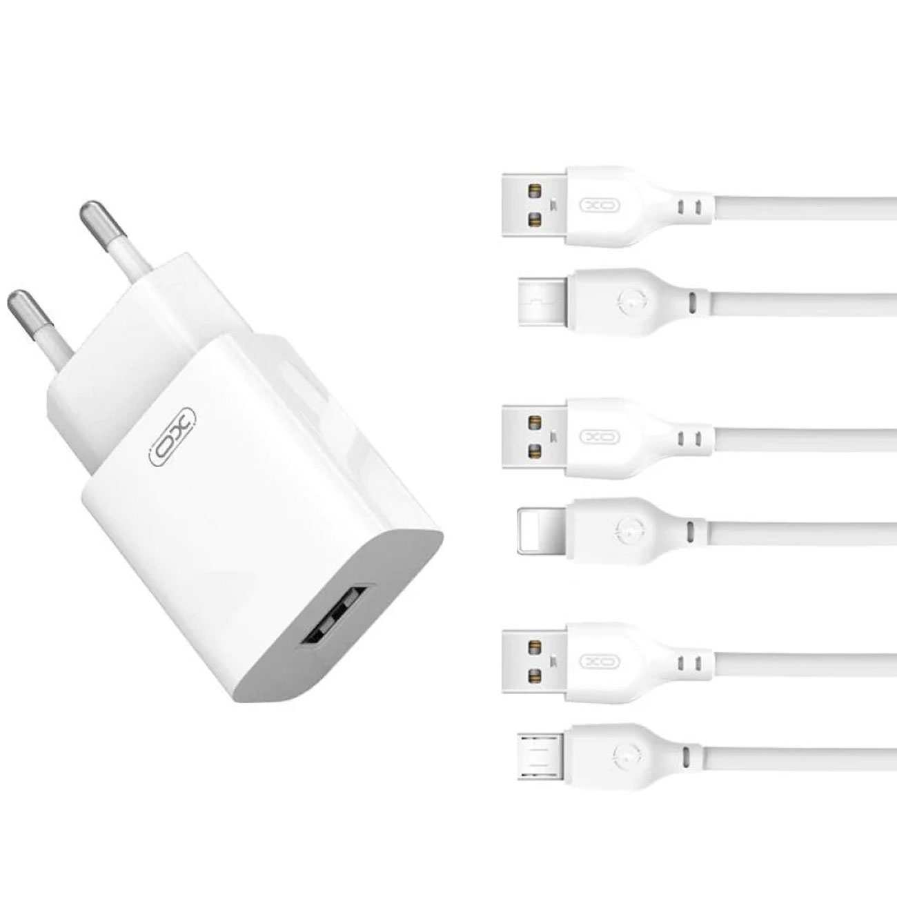 شارژر دیواری فست یو اس بی 2.4 آمپر ایکس او L99