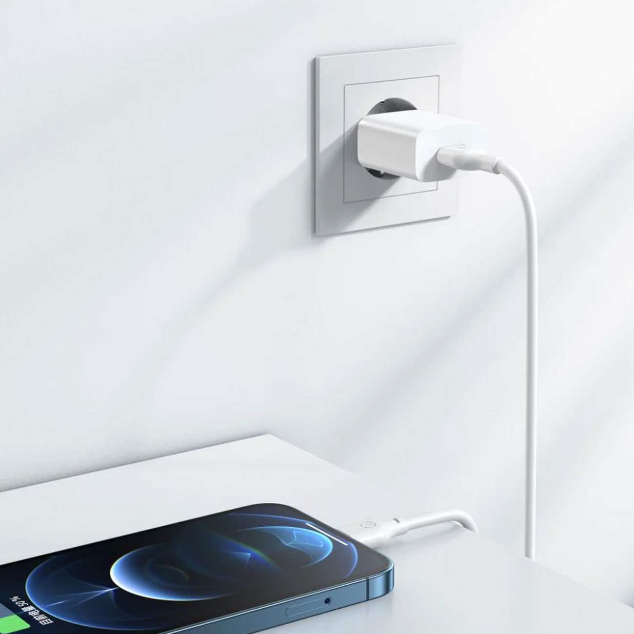 شارژر دیواری فست یو اس بی 2.4 آمپر ایکس او L99