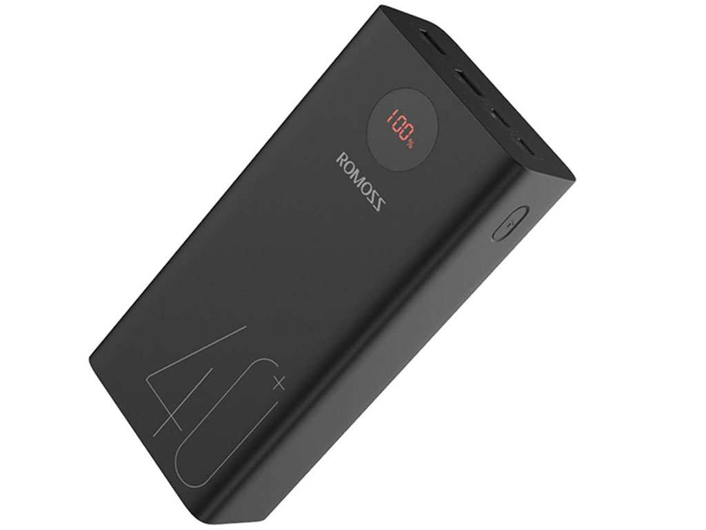 پاوربانک شارژ سریع یو اس بی و تایپ سی 18 وات روموس Romoss 40000mAh Power Bank 18W PD Fast Charge