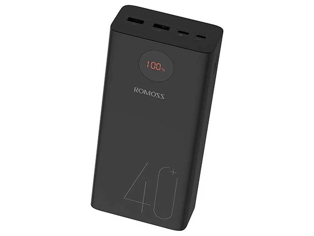 پاوربانک شارژ سریع یو اس بی و تایپ سی 18 وات روموس Romoss 40000mAh Power Bank 18W PD Fast Charge