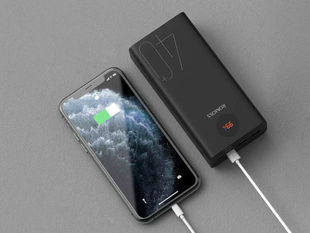 پاوربانک شارژ سریع یو اس بی و تایپ سی 18 وات روموس Romoss 40000mAh Power Bank 18W PD Fast Charge