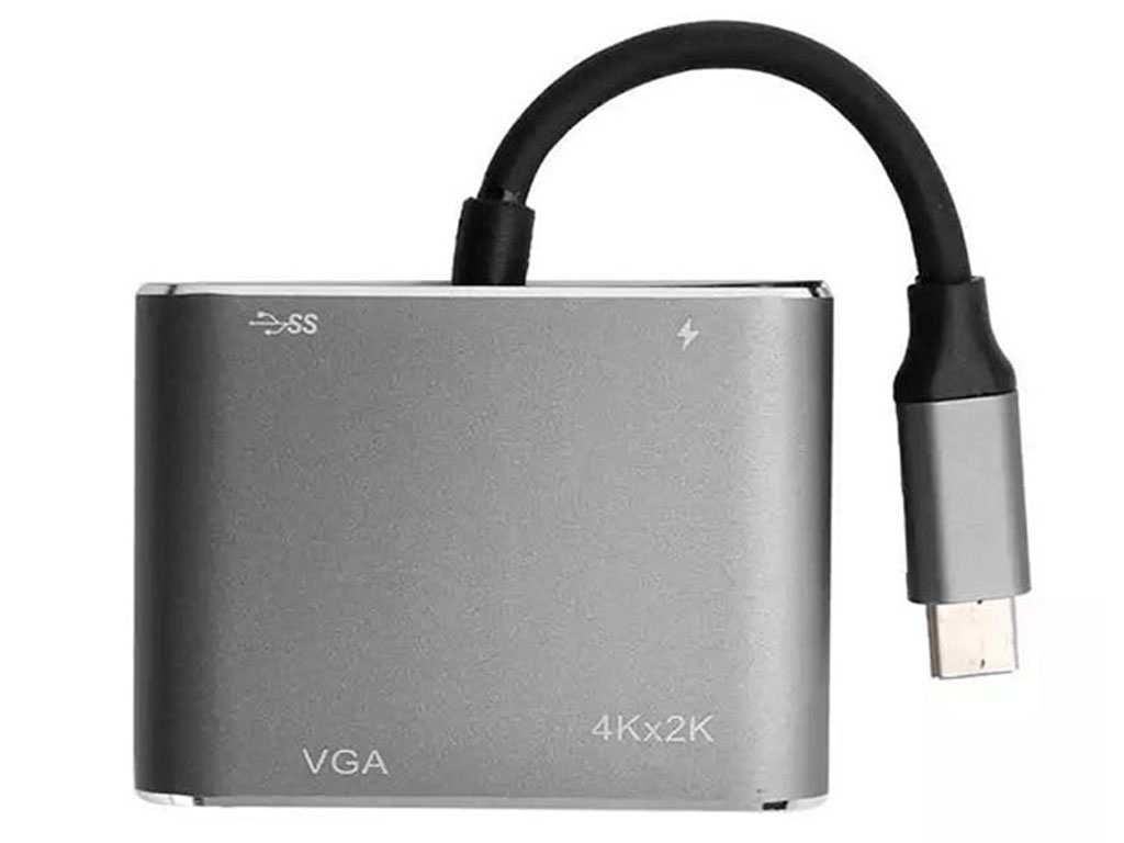 هاب تایپ سی 4 پورت کوتتسی Coteeci UCB-C To HDMI Multiport Adapter 83013