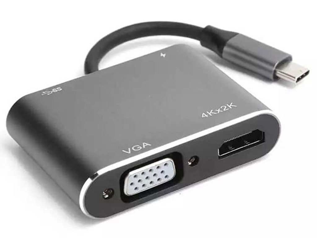 هاب تایپ سی 4 پورت کوتتسی Coteeci UCB-C To HDMI Multiport Adapter 83013