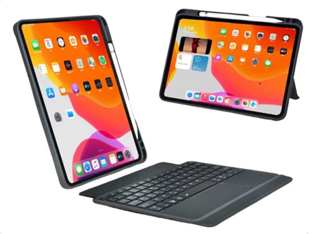 کاور کیبورددار مگنتی آیپد 12.9 اینچ کوتتسی Coteetci Magnetice Sphit Keyboard Lither Case Ipad 12.9 64009