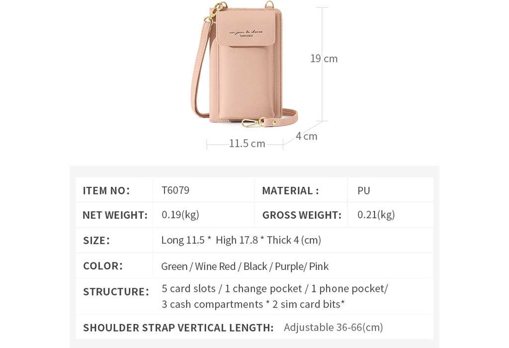 کیف دوشی زنانه کوچک تاشو تائومیک میک Taomicmic T6079 Small women's shoulder bag