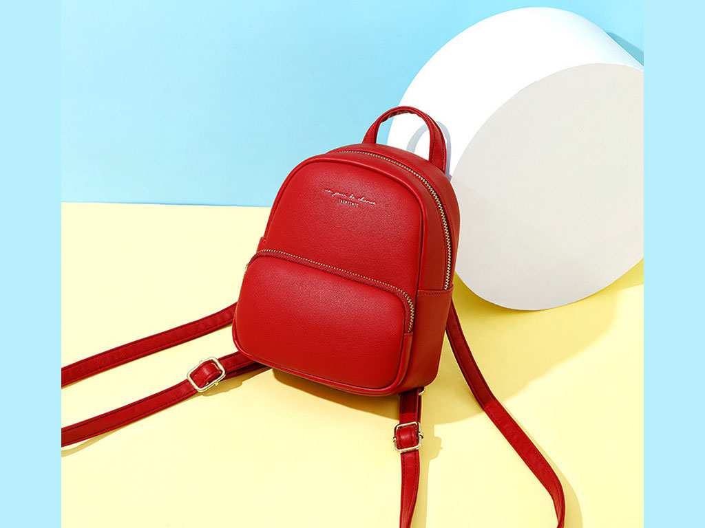 مینی کوله پشتی دخترانه و زنانه تائومیک میک Taomicmic D7089-E Faux Leather Lettering Mini Backpack